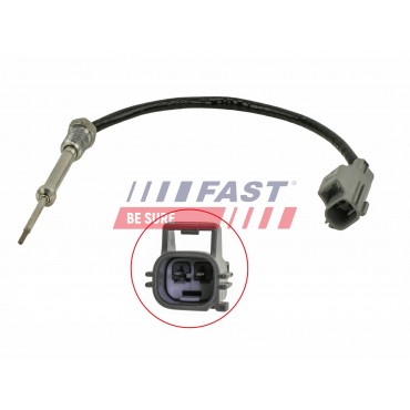 Capteur Température de Gaz d'échappement Pour Ford B-Max Fiesta VI 1465174