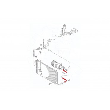 Tuyau de Clim Pour VW Bora Audi Seat Skoda 1J0820721CA 1J0820721F 1J0820721T