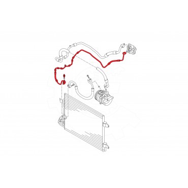 Tuyau de Clim Pour VW EOS Audi Seat Altea Leon Toledo III Skoda 1K0820741AT