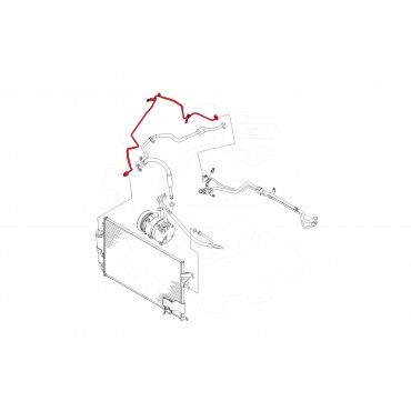 Tuyau de Clim Pour Chevrolet Lacetti Nubira Daewoo Lacetti Nubira