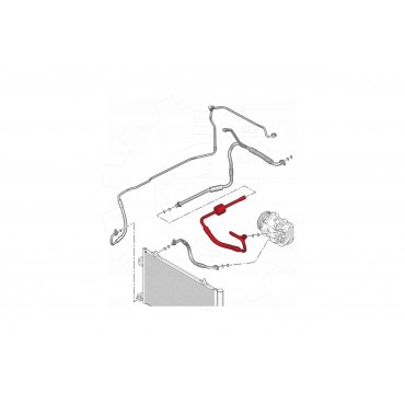 Tuyau de Clim Pour Peugeot 407 Citroën C5 6460JF 6460TR 6477F0