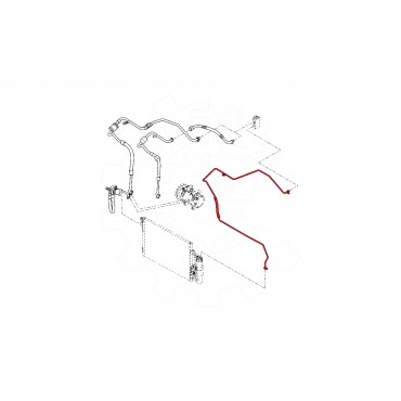 Tuyau de Clim Pour Dacia Logan 8200750974 8200952655