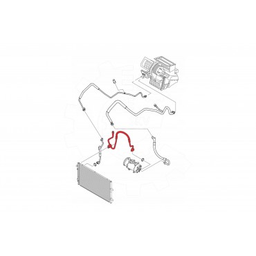 Tuyau de Clim Pour Ford Galaxy Mondeo IV S-Max 6G9119N601BC 6G9119N601BD