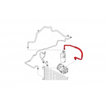 Tuyau de Clim Pour Mercedes-Benz Citan 924609962R