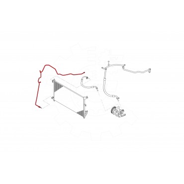 Tuyau de Clim Pour Nissan Primera Tiida 92440EL20A ZVTR002