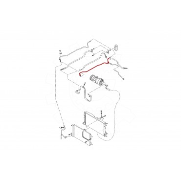 Tuyau de Clim Pour VW Sharan Seat Alhambra 7M3820729G