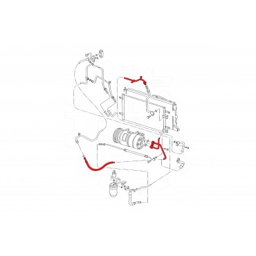 Tuyau de Clim Pour VW Sharan Seat Alhambra 7M0820743BQ 7M0820743BJ