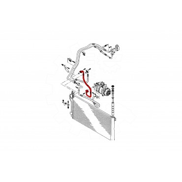 Tuyau de Clim Pour VW California T5 Camper Multivan V Transporter 7H0820721E