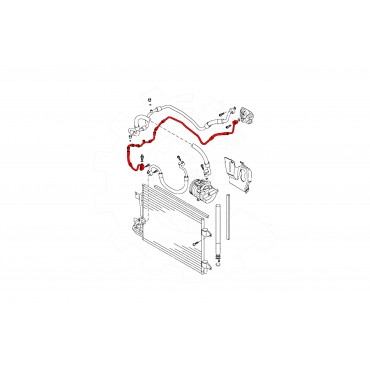 Tuyau de Clim Pour VW Jetta IV 5C0820741C
