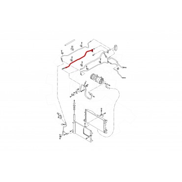 Tuyau de Clim Pour VW Sharan 7M3820741C