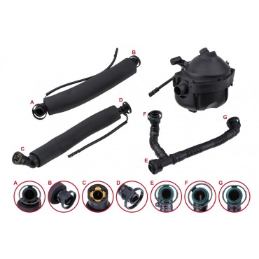 Séparateur d'Huile Pour BMW Série 1 E87 3 E90 E91 5 E60 E61 6 E63 11617531423