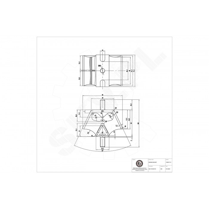 Support Moteur Avant Pour VW Passat Santana Audi 80 90 Coupé