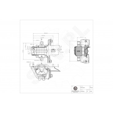 Support Moteur Gauche Pour VW Audi Seat Skoda 6Q0199555AB 6Q0199555AE 6R0199555