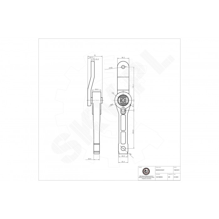 Support Moteur Arrière Pour VW Caddy Audi A3 Seat Skoda 1K0199855AD 1K0199855BA