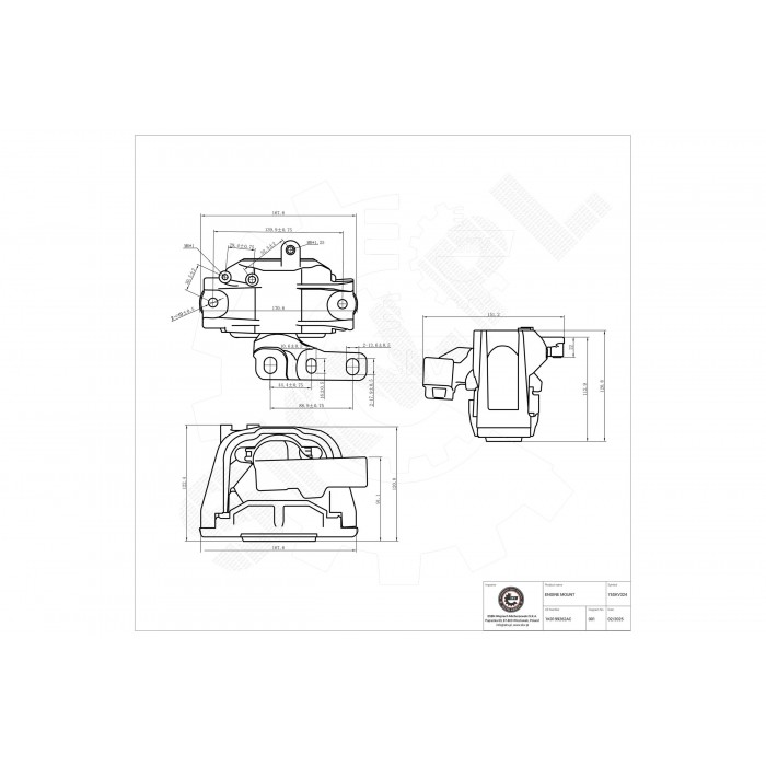 Support Moteur Droit Pour VW Audi Seat Skoda 1K0199262AC 1K0199262AL 1K0199262L