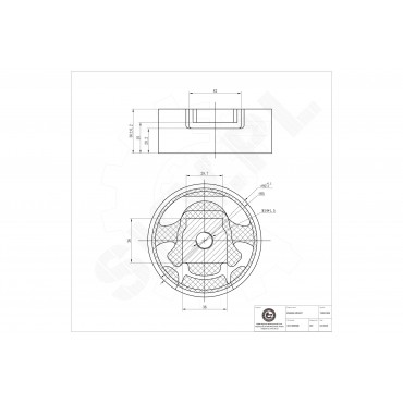 Support Moteur Pour VW Golf V Jetta III Passat Audi A3 Seat Skoda 3C0199868E