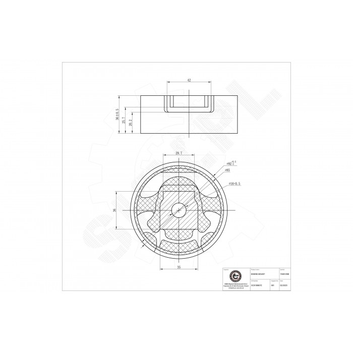 Support Moteur Pour VW Golf V Jetta III Passat Audi A3 Seat Skoda 3C0199867E