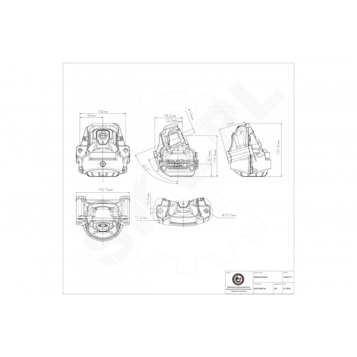 Support Moteur Droit Pour Audi A4 A5 A6 A7 Q5 8K0199381NK 8K0199381NP