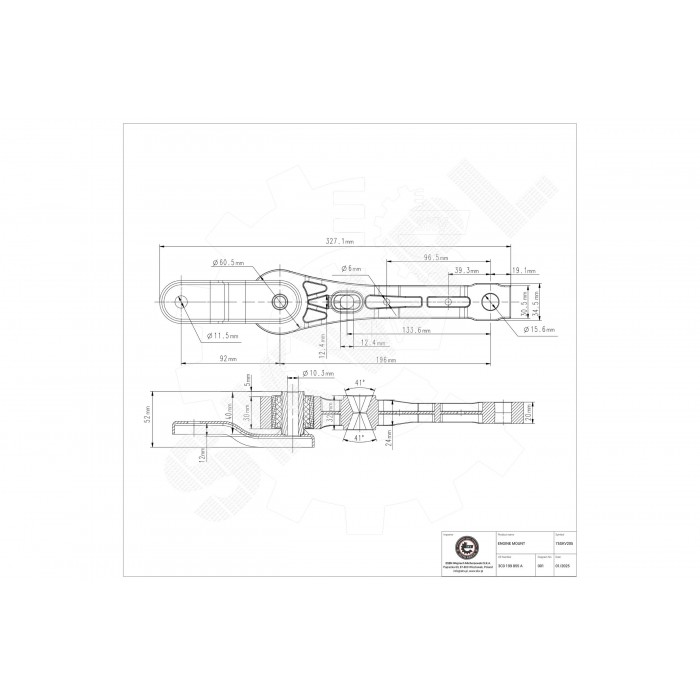 Support Moteur Arrière Pour VW CC Golf VI Passat Audi TT