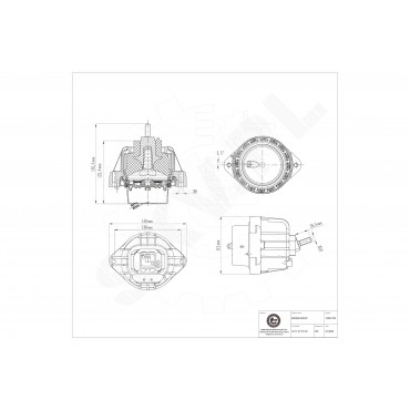 Support Moteur Pour BMW Série 1 E81 E82 E87 E88 3 E90 E91 E92 E93 22116773742