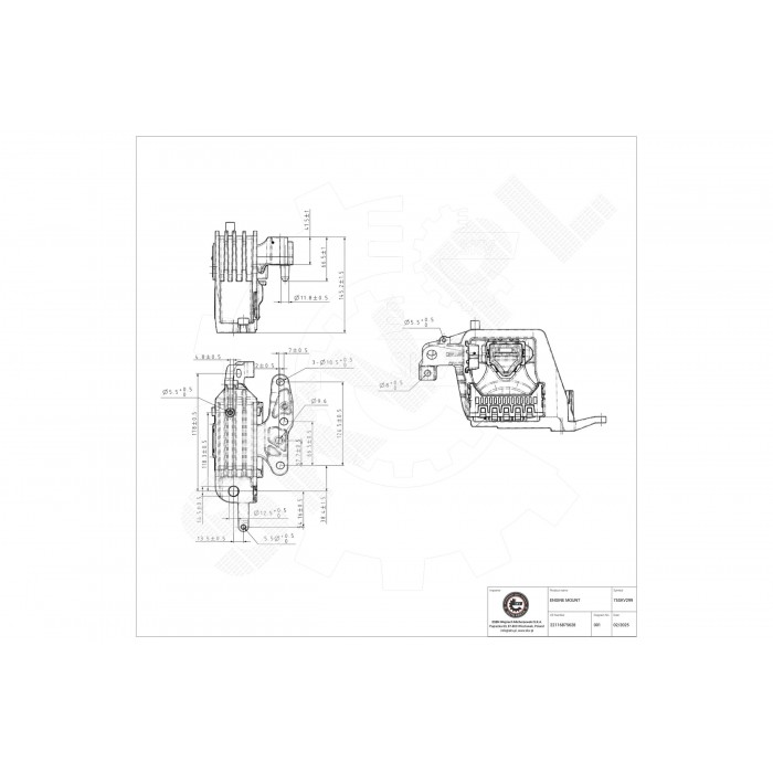 Support Moteur Droit Pour BMW Série 1 F40 2 F45 F46 X1 F48 X2 F39 Mini Mini