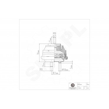 Support Moteur Gauche Pour BMW Série 3 E46 22111094813 22116771359 22116779971