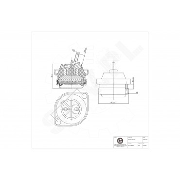 Support Moteur Droit Pour BMW Série 5 E39 7 E38 22111092824 22111092896