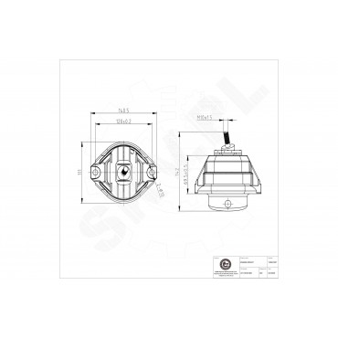 Support Moteur Gauche Pour BMW Série 5 E60 E61 6 E63 E64 22116761089
