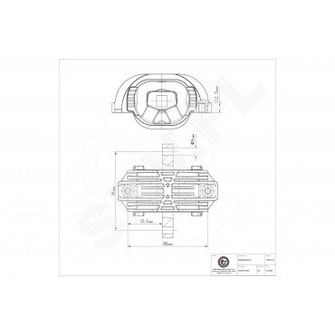 Support Moteur Arrière Pour BMW Série 5 F10 F11 22326775916