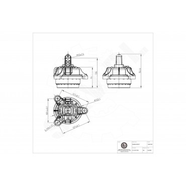 Support Moteur Gauche Pour BMW Série 5 F07 F10 F11 6 F12 F13 22116777365