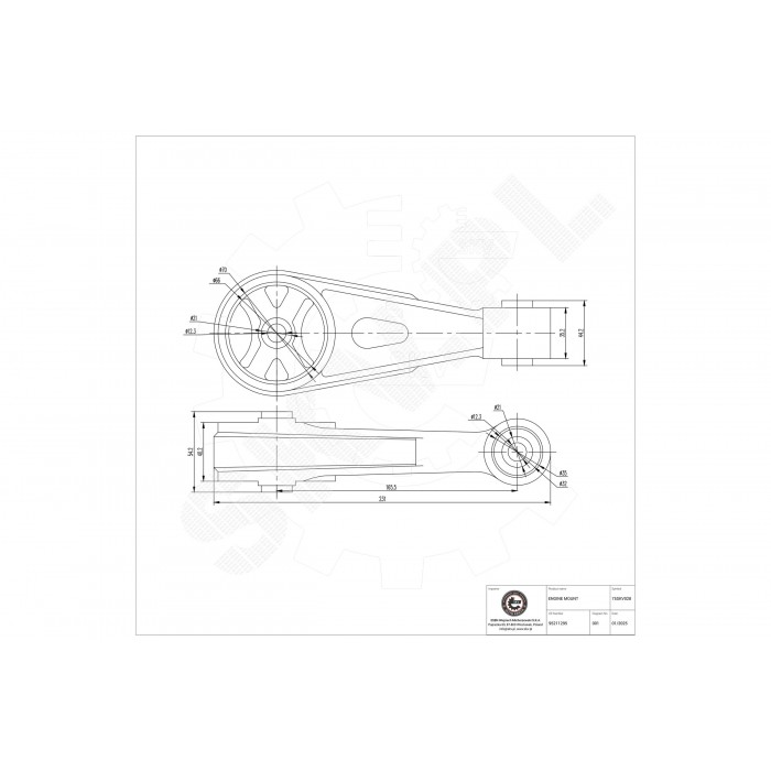 Support Moteur Avant Pour Chevrolet Spark 95211295