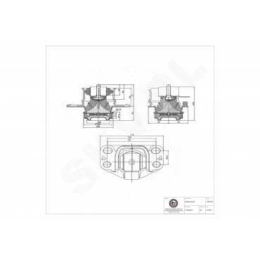 Support Moteur Droit Pour Renault Clio II Kangoo Thalia I Dacia Solenza