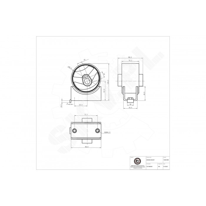 Support Moteur Avant Pour Dodge Grand Caravan