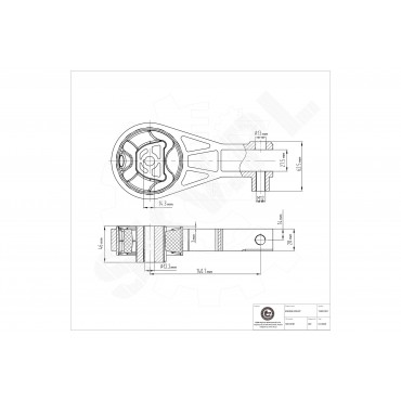 Support Moteur Arrière Pour Opel Agila Astra J Corsa C D Meriva B Fiat
