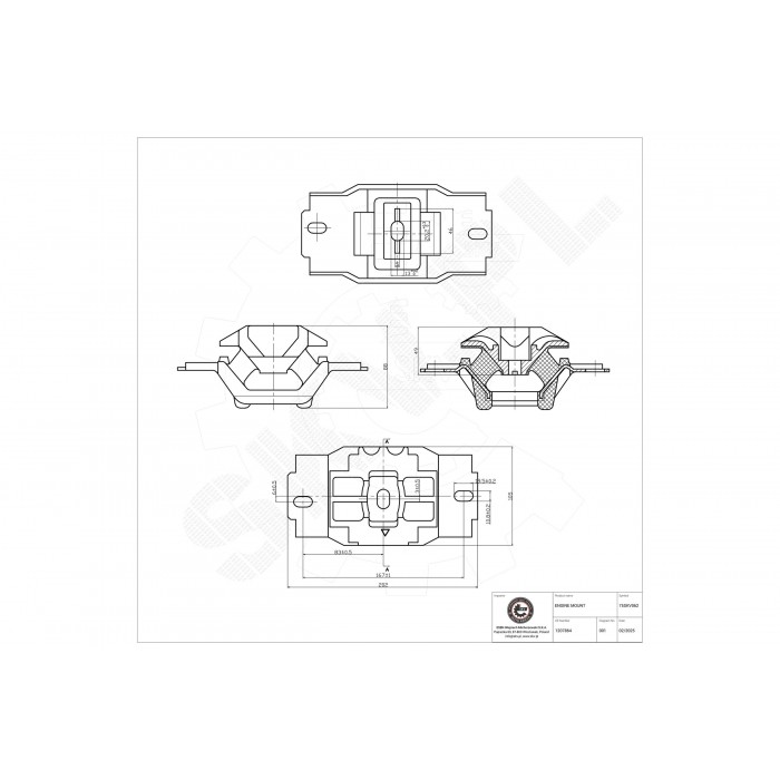 Support Moteur Gauche Pour Ford Fiesta V Fusion Mazda 2