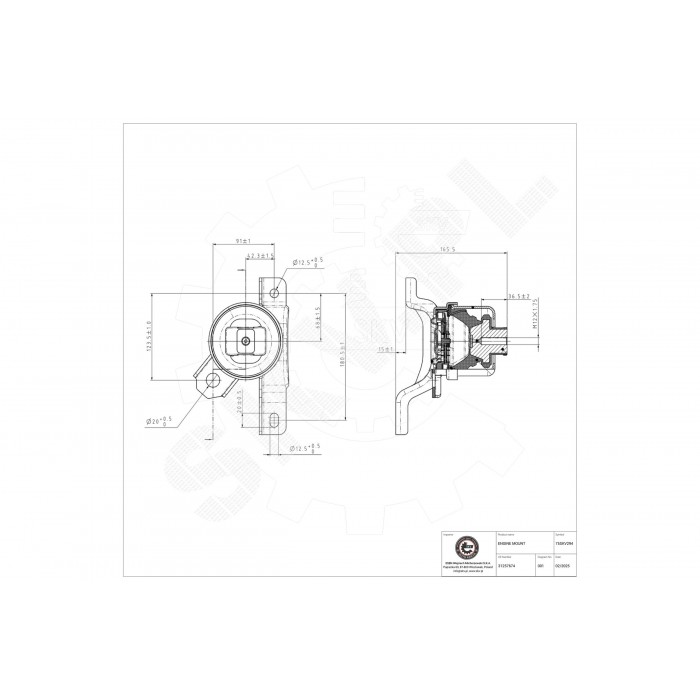 Support Moteur Droit Pour Ford Mondeo IV S-Max Volvo S60 II S80 V60 I V70 III