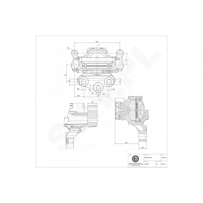 Support Moteur Droit Pour Ford Transit 1377905 1384138 6C116F012AA 6C116F012AB