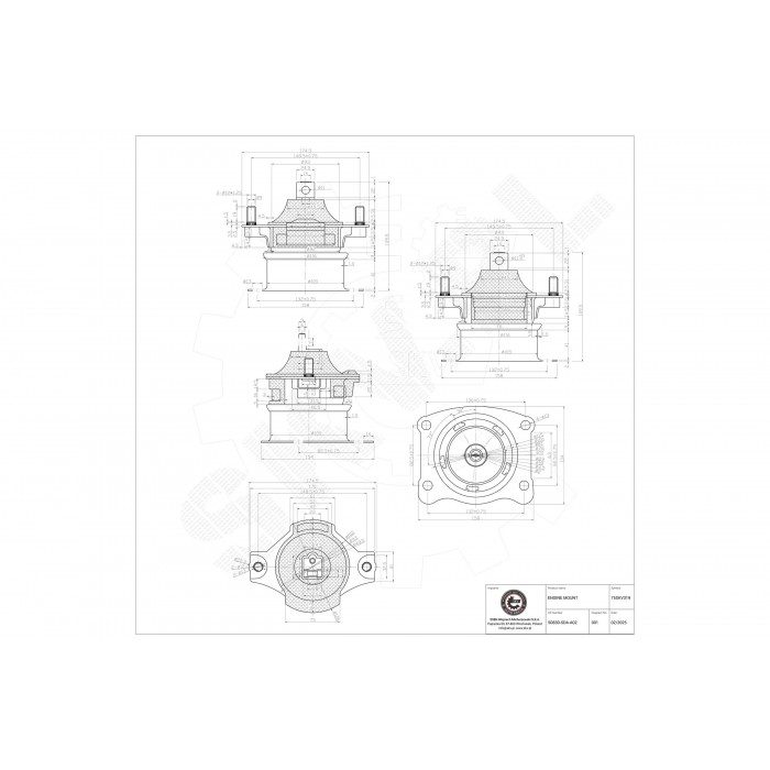 Support Moteur Droit Pour Honda Accord VII 50830SDAA01 50830SDAA02 50830SDAA03
