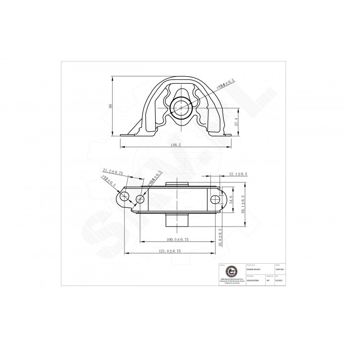 Support Moteur Gauche Pour Honda Civic V VI CRX III 50842SR0981 50842SR3030