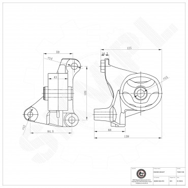 Support Moteur Avant Pour Honda Civic VI VII Stream 50840S5A000 50840S5A010