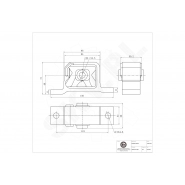 Support Moteur Avant Pour Honda Civic VII CR-V II Stream 50840S7C980