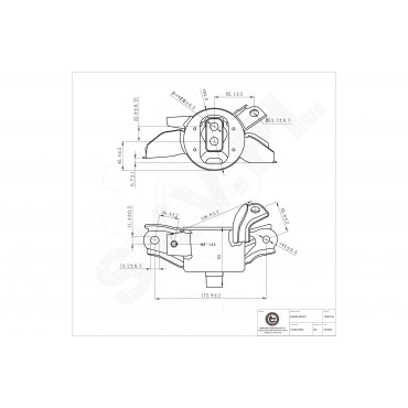 Support Moteur Gauche Pour Hyundai Accent III IV V Solaris A Trois Volumes Kia