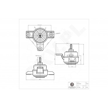 Support Moteur Droit Pour Hyundai ix55 Santa Fé II 218112B000
