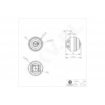 Support Moteur Avant Pour Mercedes-Benz 124 190 Classe E T-Model 2012403517