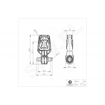 Support Moteur Arrière Pour Mercedes-Benz CLA Classe A B GLA 2462401209
