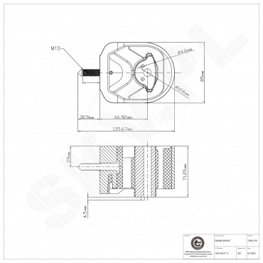 Support Moteur Pour Mercedes-Benz Classe A B 1692400717 1692401417 A1692400717