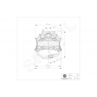 Support Moteur Avant Pour Mercedes-Benz Classe C CLC T-Model E CLK SL 2022401617
