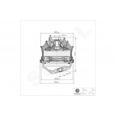 Support Moteur Gauche Pour Mercedes-Benz Classe C CLC T-Model CLK 2032401317