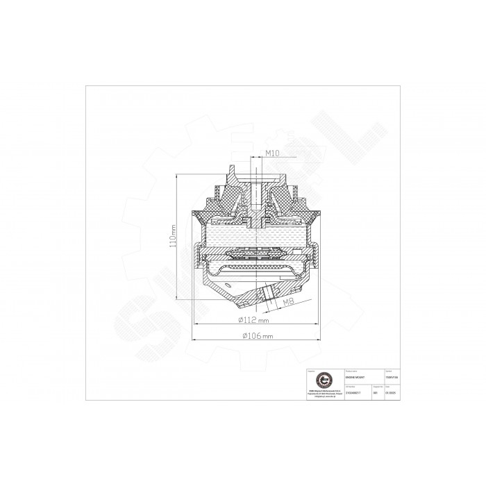 Support Moteur Avant Droit Pour Mercedes-Benz Classe E T-Model 2102400217