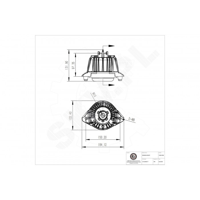 Support Moteur Pour Mercedes-Benz Classe E T-Model A2122407217